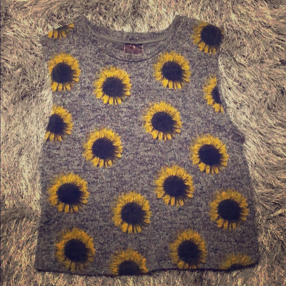 Sunflower crop top